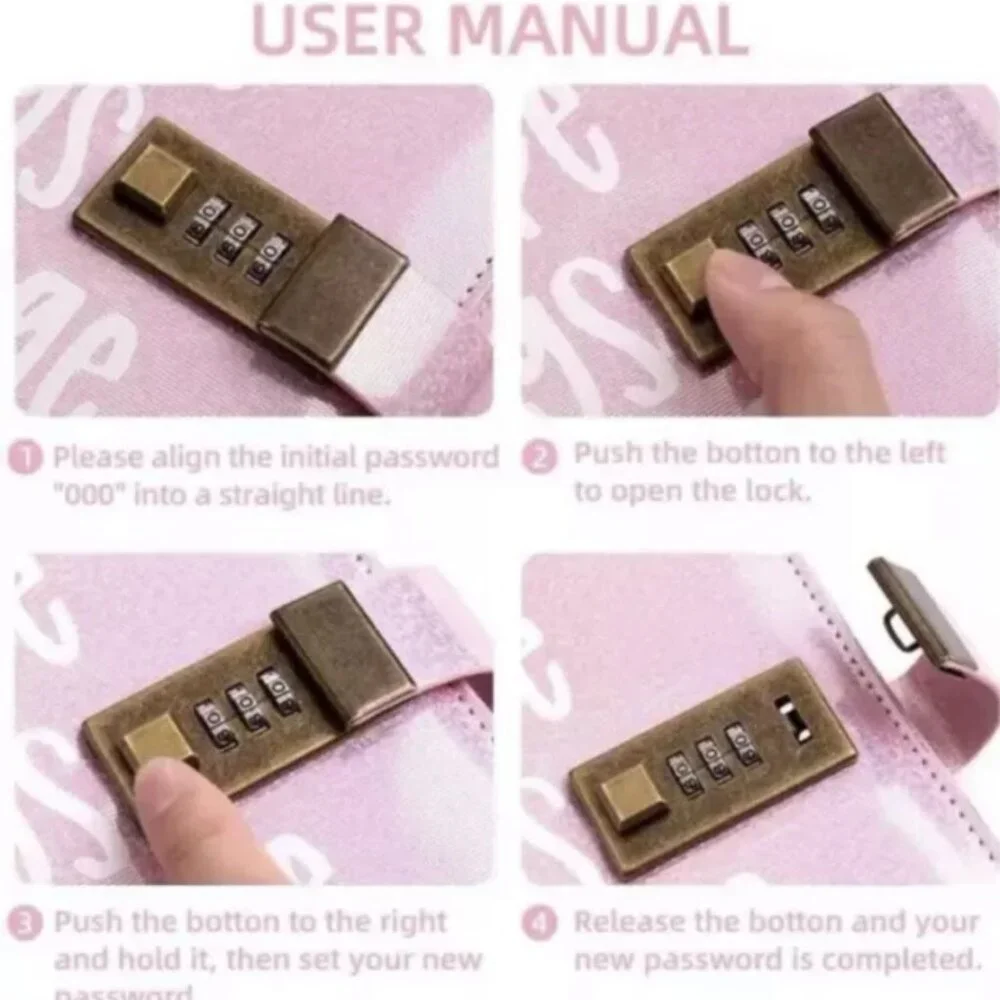100 Envelope Savings Challenge Password Lock Binder money‎ saving goals secure